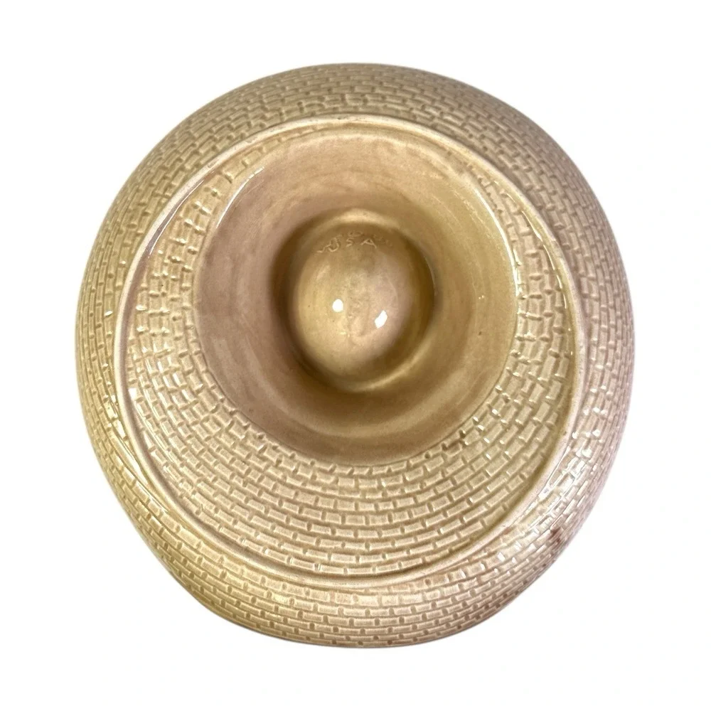 Vintage 1986 Whittier Pottery Chip & Dip Mexican Hat Bowl Handcrafted WPO 86